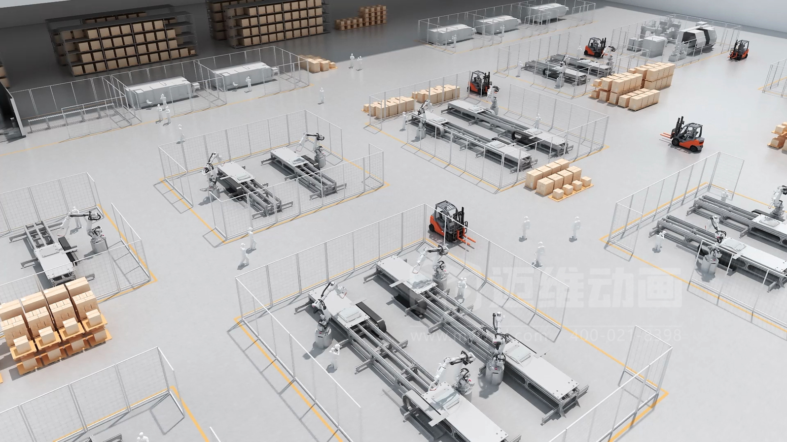 智慧工廠3D動(dòng)畫(huà)展示(圖1)