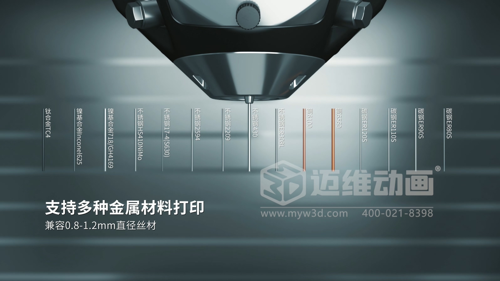 想讓客戶秒懂你的 3D 打印機(jī)？用三維動(dòng)畫展示激光送絲設(shè)備生產(chǎn)工藝，接單更輕松(圖6)